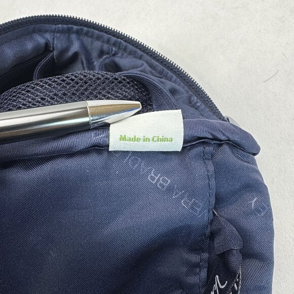 Vera Bradley Quilted Cosmetic Bag Blue Green Caribbean Sea Travel Organizer - Picture 16 of 16